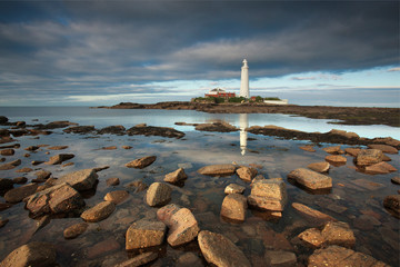 Obraz premium Lighthouse st marys island