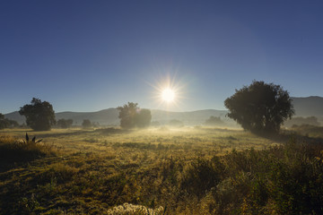Paisaje amanecer