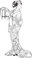 瀬川菊乃城　白黒