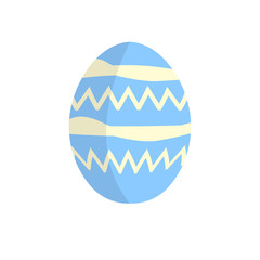 Isolated colored easter egg. Vector illustration design