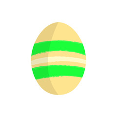 Naklejka na ściany i meble Isolated colored easter egg. Vector illustration design