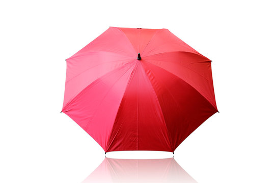 Umbrella isolated on white background.This has clipping path