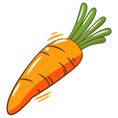 carrot clipart cartoon