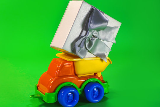 car truck toy with box - gift.