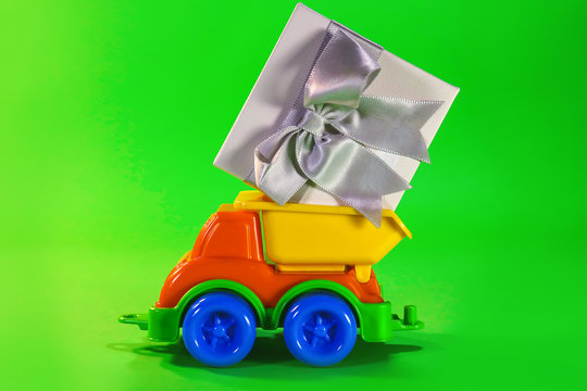 car truck toy with box - gift.