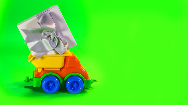 car truck toy with box - gift.