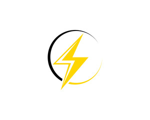 Lightning Logo Template vector icon illustration design