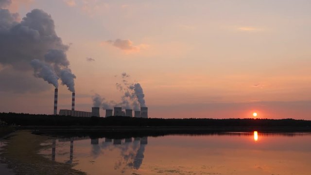 Gmina Kleczew, a coal power plant operating in Europes biggest open ground coal mine