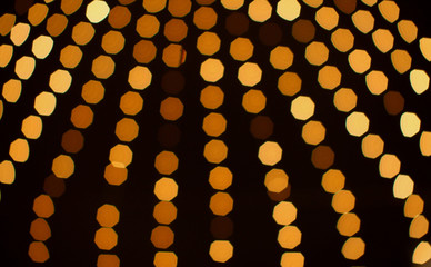 abstract blurred glowing lights of light gold shades