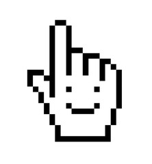 顔のついた指ポインター