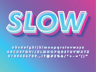 simple bright modern and futuristic text effect for headline design with cool trendy style compatible with illustrator 10 