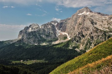 mount Fisht in the month of August
