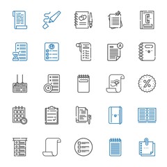 list icons set