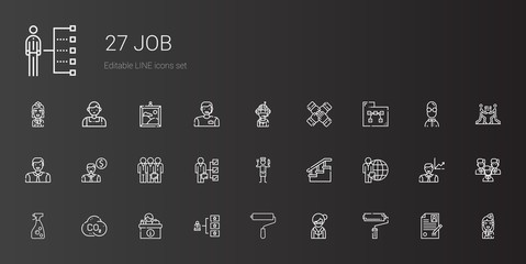 job icons set