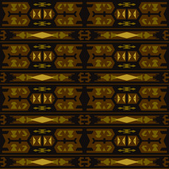Seamless tribal pattern. Saved in swatches.