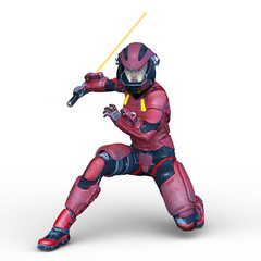 Fototapeta premium サイバーウーマン