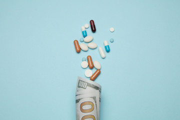 Medicines and money. The cost of treatment and medical insurance.