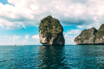 Phi Phi archipelago, a group of islands in the Andaman Sea in Thailand, without a doubt the most...