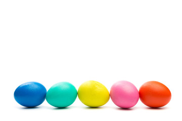 easter eggs isolated