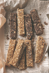 チョコレート＆キャラメルシリアルバー