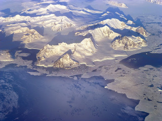 Northern Antarctic Peninsula high altitude view. Elements of this image furnished by NASA © elen31