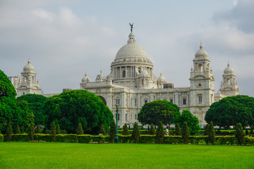 Memorial of the British Queen Victoria in Kolkata. India
