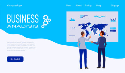 web page template for creative and solutions,