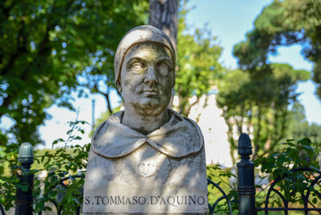 Saint Thomas Aquinas ( san Tommaso D'Aquino), philosopher friar (XIII century)