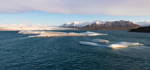 Gletscherlagune Jökulsárlón in Island