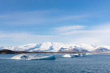 Gletscherlagune Jökulsárlón in Island