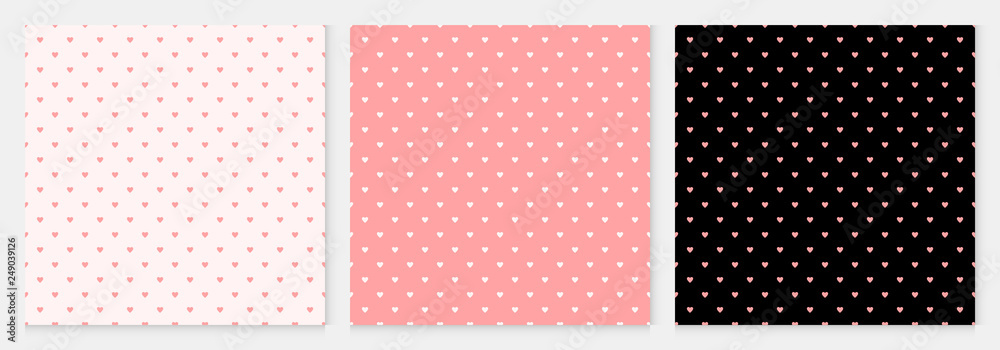 Poster pattern seamless heart abstract background pink luxury color geometric vector.