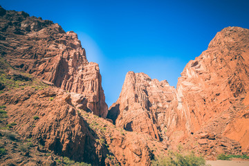 Fototapeta premium Tianshang Grand Canyon, Xinjiang, China