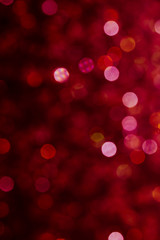 Blue bokeh background, abstract defocused lights