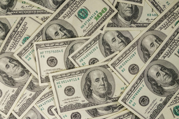 Background of the one hundred dollars bills