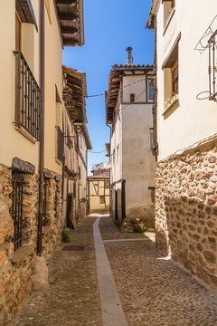 Covarrubias, Spain. Medieval street