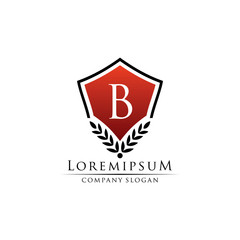 Classy Shield B Letter Logo