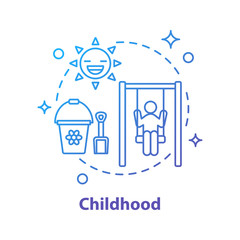 Childhood concept icon