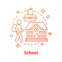 School concept icon