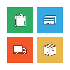 E-COMMERCE LINE ICON SET