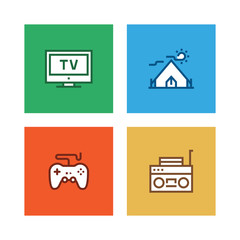 ENTARTAINMENT LINE ICON SET