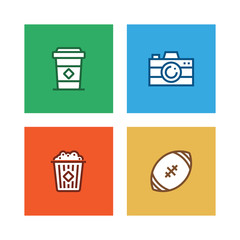ENTARTAINMENT LINE ICON SET