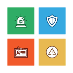 SECURITY LINE ICON SET