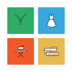 SEWING LINE ICON SET