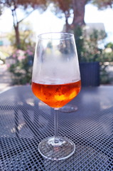 Drink in a glass