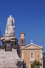 Obraz premium Guerrazzi square, Cecina, Tuscany, Italy