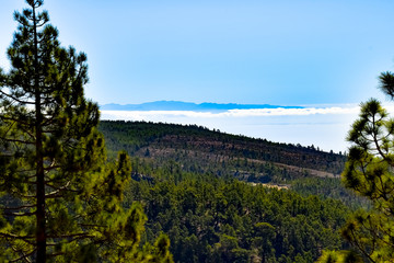 View of La Gomera from Teide