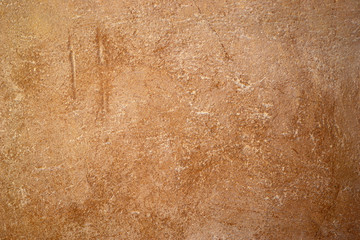 Beautiful concrete old wall backgroung red-brown colour.