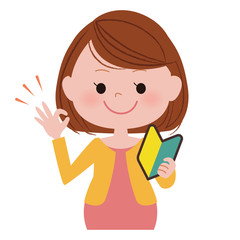 初心者妊婦さん　OKサイン