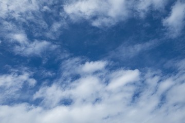 blue sky with cloud