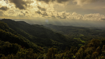 Ray Of Light on Mountains